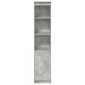 vidaXL Highboard Concrete Grey 37,5x35x180 cm Konštrukčné drevo
