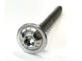 Vrut M8x80 do drevených konštrukcií talírová hlava, Torx 40, nehrdzavejúca oceľ A2