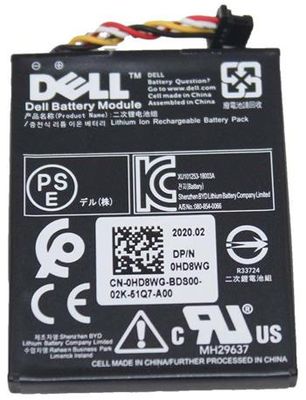 DELL batérie pre riadič PERC H710/ 2,6Wh Batéria, pre riadič RAID, 2,6Wh, Li-Ion, kompatibilná s Dell PERC H710, H710P, pre servery Dell