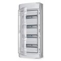 Rozvádzač NEPTUN 48 48mod. na omietku, prehľadné dvere, 715x310x150mm