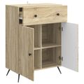 vidaXL Servírovacia skriňa Dub sonoma 66 x 34,5 x 90 cm