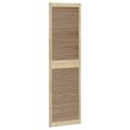 vidaXL Skříňové dvere s dverami 2 ks Prírodná 201 x 2,1 x 59,5 cm