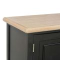 vidaXL TV stolík čierny 90x30x40 cm drevený