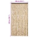 vidaXL Záves proti hmyzu béžový 100x220 cm ženilka