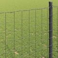vidaXL Euro plot 0,4 x 10 m Železo potiahnuté PVC Sivá