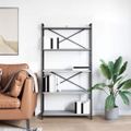 vidaXL Regál na knihy 80 x 30 x 155 cm Kompozitné drevo