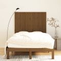vidaXL Nástenné čelo postele medovohnedé 127,5x3x110cm masív. borovica