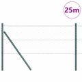 vidaXL Hexagonálny plotový základ 25 x 0,6 m PVC potiahnutá oceľ