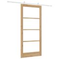 vidaXL Posuvné dvere ORKDAL 93 x 202 cm Prírodná