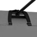 vidaXL Kempingové ležadlá 2 ks 180x60x19 cm, látka oxford, oceľ, sivé