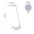 LED stolná lampa EMOS Z7628W CHARLES, biela