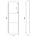 vidaXL Sprchový výklenok Biela 90 x 30 x 9,5 cm Nehrdzavejúca oceľ