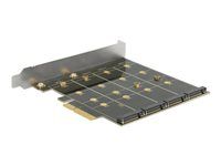 Radič úložiska (RAID) - 4 Kanál - M.2 Card - RAID RAID 0, 1, 10 - PCIe x4