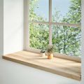 vidaXL Okenný parapet 2 ks 120x40x2 cm neošetrený dubový masív