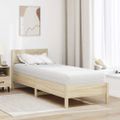vidaXL Matrac s kokosovou vrstvou Stredne tvrdý 80 x 200 cm Biela