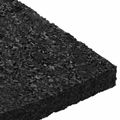 vidaXL Pad z gumových granúl na dvor Čierny 6 x 9 x 0,8 cm Guma