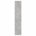 vidaXL Zrkadlová skrinka s LED betónová sivá 91x15x76,5 cm