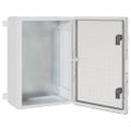 vidaXL Ovládacia skriňa Sivá 42 x 19,5 x 50 cm ABS plast