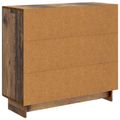 vidaXL Servírovacia skriňa Staré drevo 89 x 34,5 x 80 cm