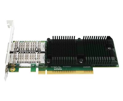 XtendLan PCI-E sieťová karta, 2x 100Gbps QSFP28, Intel E810, PCI-E x16 Sieťová karta, PCI-E x16, 100Gbps, 2x QSFP28, Intel E810
