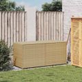 vidaXL Záhradný úložný box mix béžovej 283 l polyratan