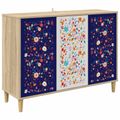 vidaXL Servírovacia skriňa MAINZ Sonoma 102 x 33 x 75 cm