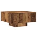 vidaXL Konferenčný stolík staré drevo 60x60x31,5 cm kompozitné drevo