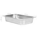 vidaXL Gastronádoby 4 ks, GN 1/1, 100 mm, nehrdzavejúca oceľ