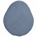 vidaXL Podložkové vankúše 2 pcs Modrá Ø 25 x 70 cm Kordúrová tkanina
