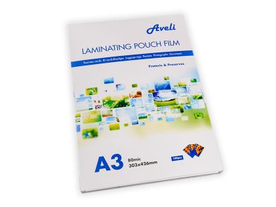 Laminovacie fólie AVELI A3/160mic (2x80), lesklé