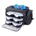 Taška na jedlo Fit Prep Black + 6 krabiček - GymBeam