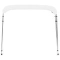 vidaXL Strieška Bimini so 4 oblúkmi, biela 243x210x137 cm