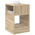 vidaXL Koncový stôl 2 ks Sonoma dub 30,5 x 30 x 45 cm Kompozitné drevo