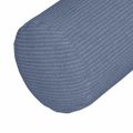 vidaXL Podložkové vankúše 2 pcs Modrá Ø 25 x 70 cm Kordúrová tkanina