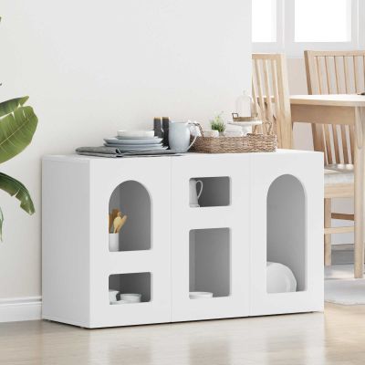 vidaXL Servírovacia skriňa ELST Biela 100 x 35 x 59 cm