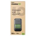 Nabíjačka batérií ultra-rýchla GP Charge10 S491 + 4× AA