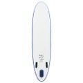 vidaXL Stand up paddleboard SUP, nafukovací, modro biely
