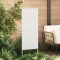 vidaXL Záhradná clona na súkromie Rezací Biela 50 x 140 cm