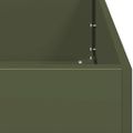 VidaXL kvetináč Olive Green 120x80x40 cm Oceľ