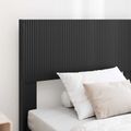 vidaXL Posteľový rám s úložným priestorom a čelom Čierna 75 x 190 cm