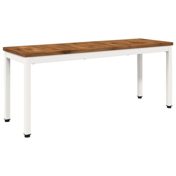 vidaXL Záhradná lavička 108,5 x 35 x 45 cm Pevné akáciové drevo