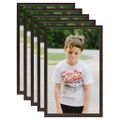 vidaXL Fotorámiky na stôl, koláž 5 ks, čierne 20x25 cm, MDF