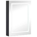 vidaXL LED kúpeľňová zrkadlová skrinka 50x13x70 cm