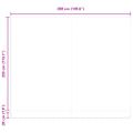 vidaXL Rám markízy Béžová 400 × 300 cm Polyester s PU povrchom