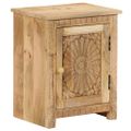 vidaXL Nočný stolík z masívneho mangovníkového dreva 40x30x50 cm