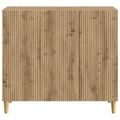 vidaXL Servírovacia skriňa Dub artisan 89 x 34,5 x 80 cm