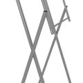 vidaXL Skladacie barové stoly 6 ks 60x113 cm oceľ a prírodné borovicové drevo