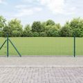 vidaXL Zvarené drôtené pletivo s betónovým základom 50 x 0,5 m Zelená