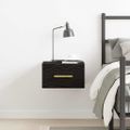 vidaXL Nočný stolík 35 x 35 x 20 cm Kompozitné drevo Čierny dub