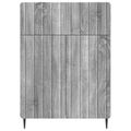 vidaXL Servírovacia skriňa Sivá sonoma 66 x 34,5 x 92 cm